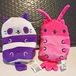 Cats vs Pickles plush collectible toys. 